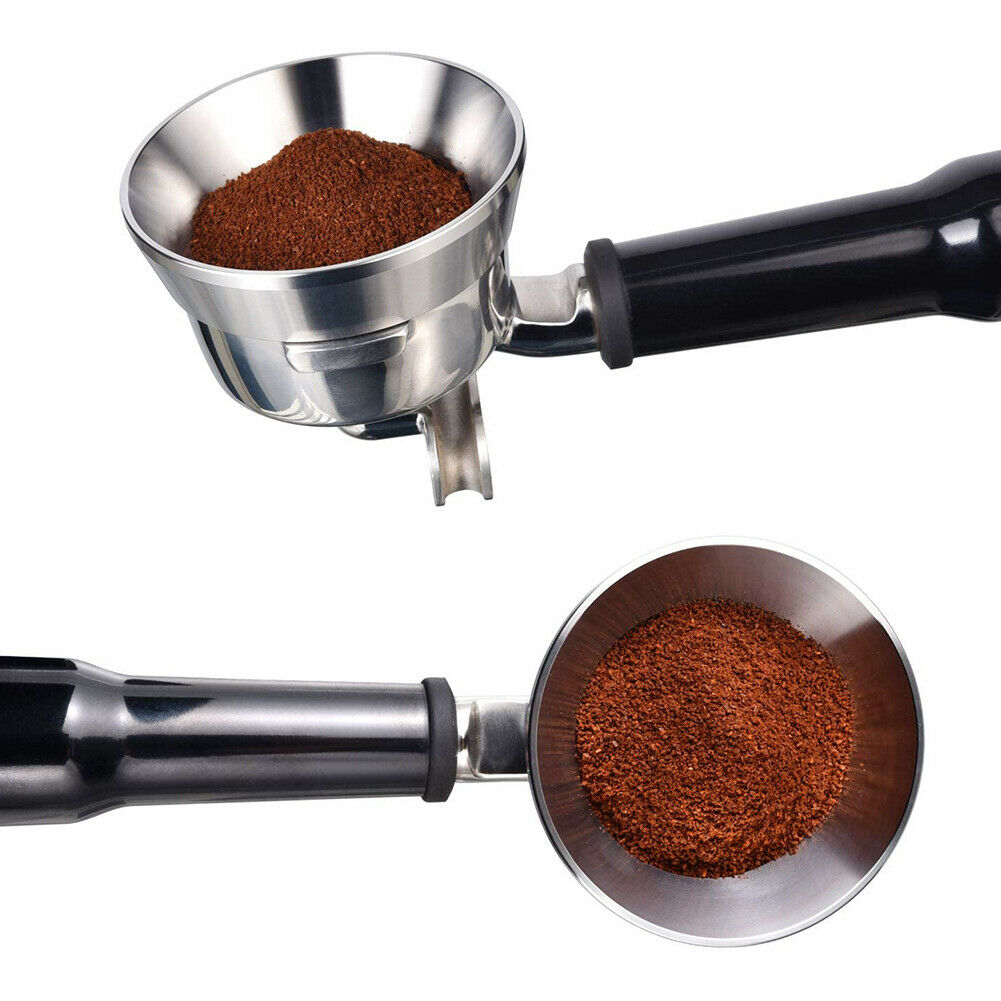 58mm Stainless Steel Italian Ring Coffee Powder Dosing Funnel Espresso Bowl US