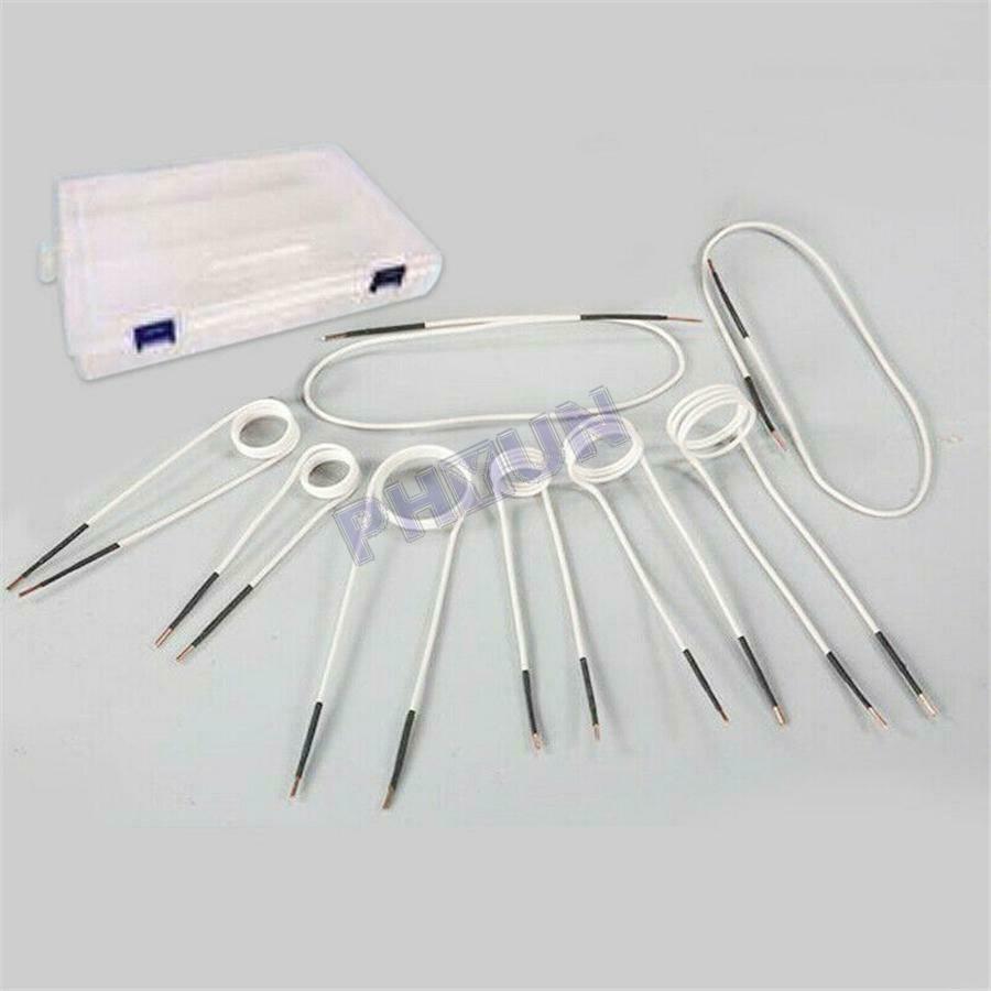 8x Magnetic Induction Heater Coils Kit Inter Changeable Mini Ductor Accessories
