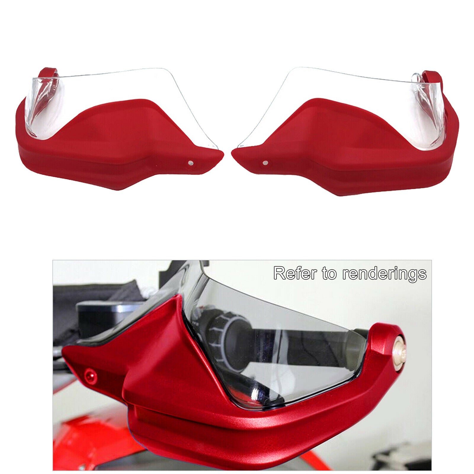 Motorcycle Handlebar for BMW S1000XR Motorbike Acc Red Transparent