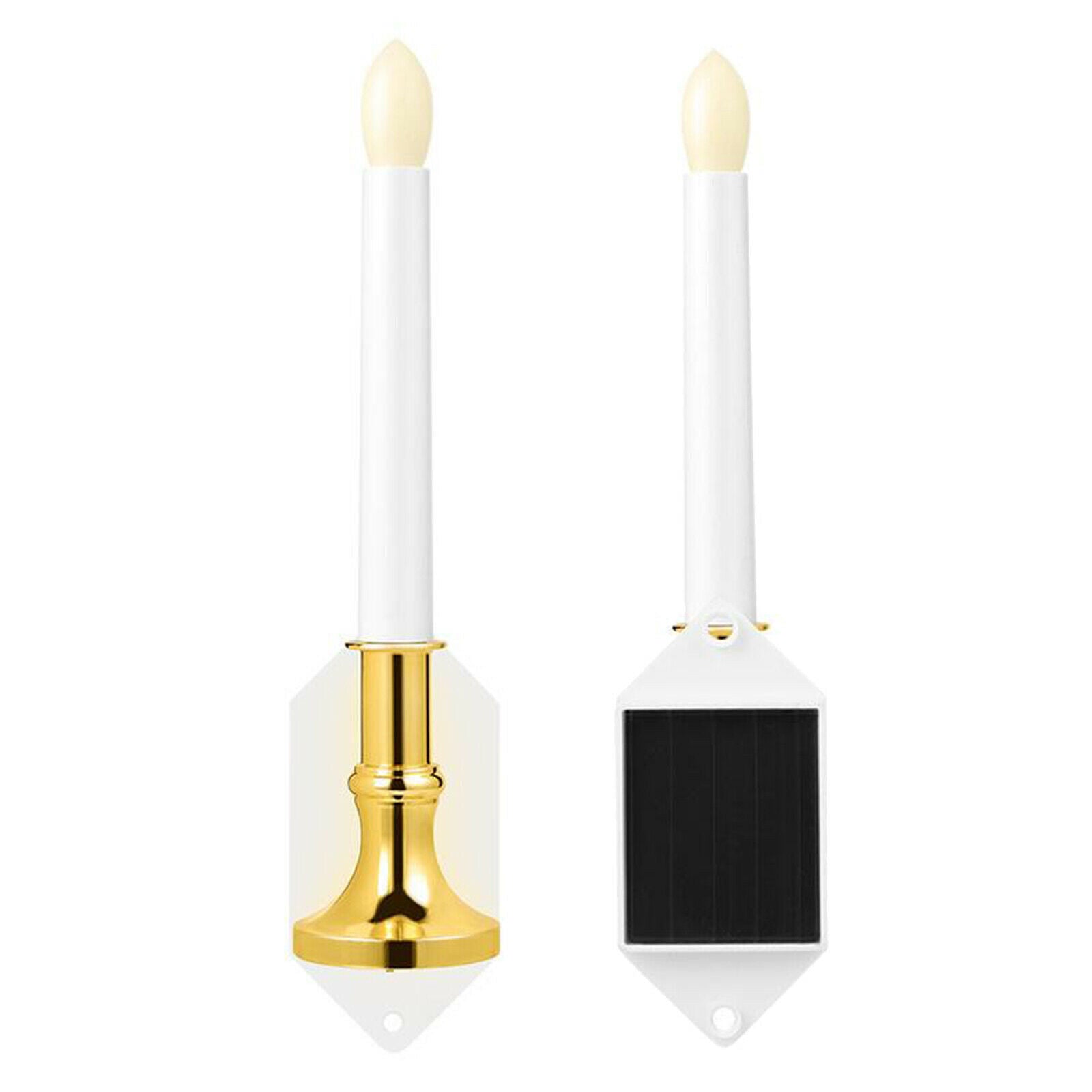 Christmas Window Candle Lights, Solar Powered Electric LED Taper Candles