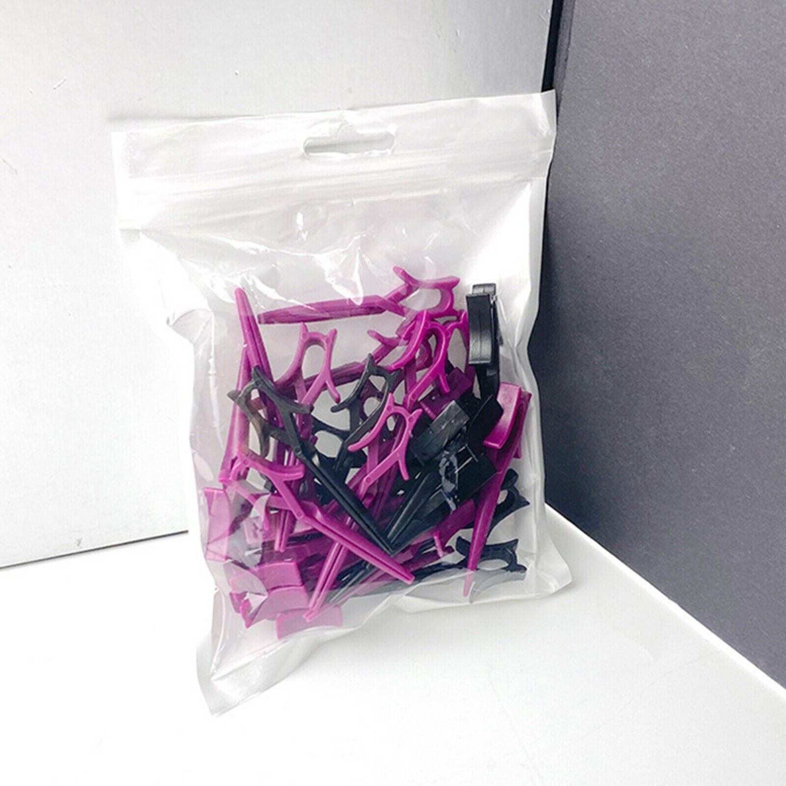 40Pcs Salon Positioning Perm Clips Partition Divider Dyeing Hair Clip New