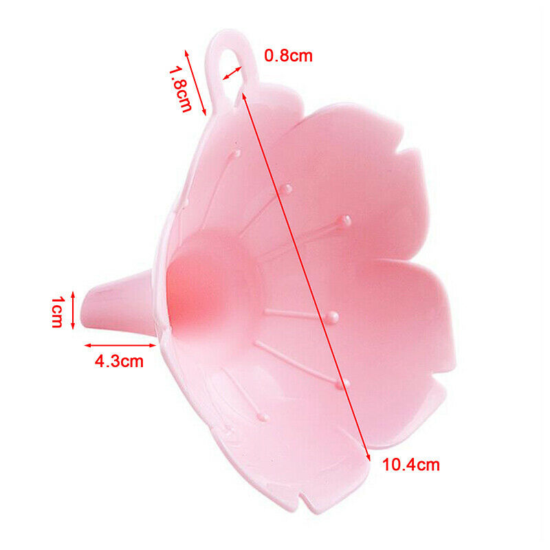 1Pc Kitchen Cherry Blossom Style Funnel Condiments Liquid Dispenser Kitchen T KX