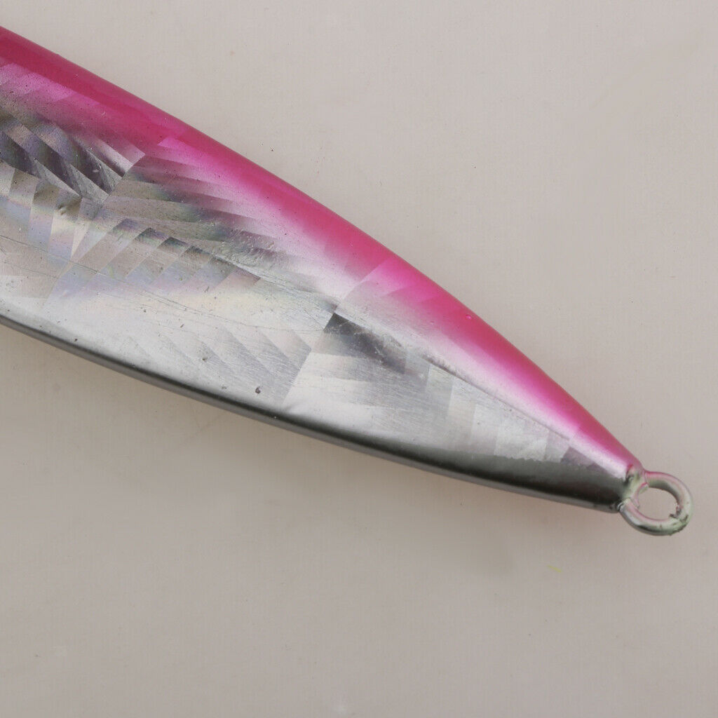 250g Heavy Fishing Lures Metal Bait Casting Lures Deep Spoon Bass Jig Purple