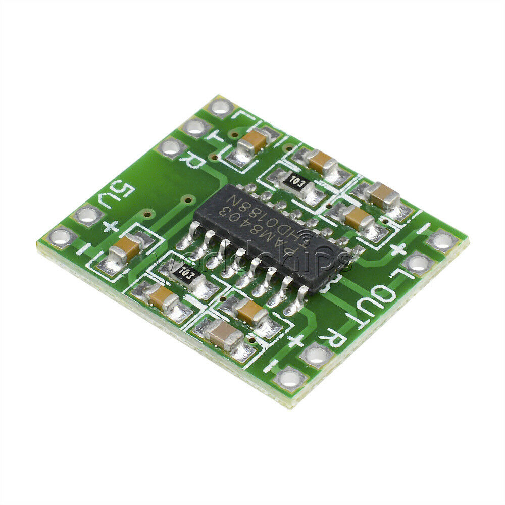 3Pcs Digital Amplifier Board Class D 2*3W USB Power Mini PAM8403 Audio Module
