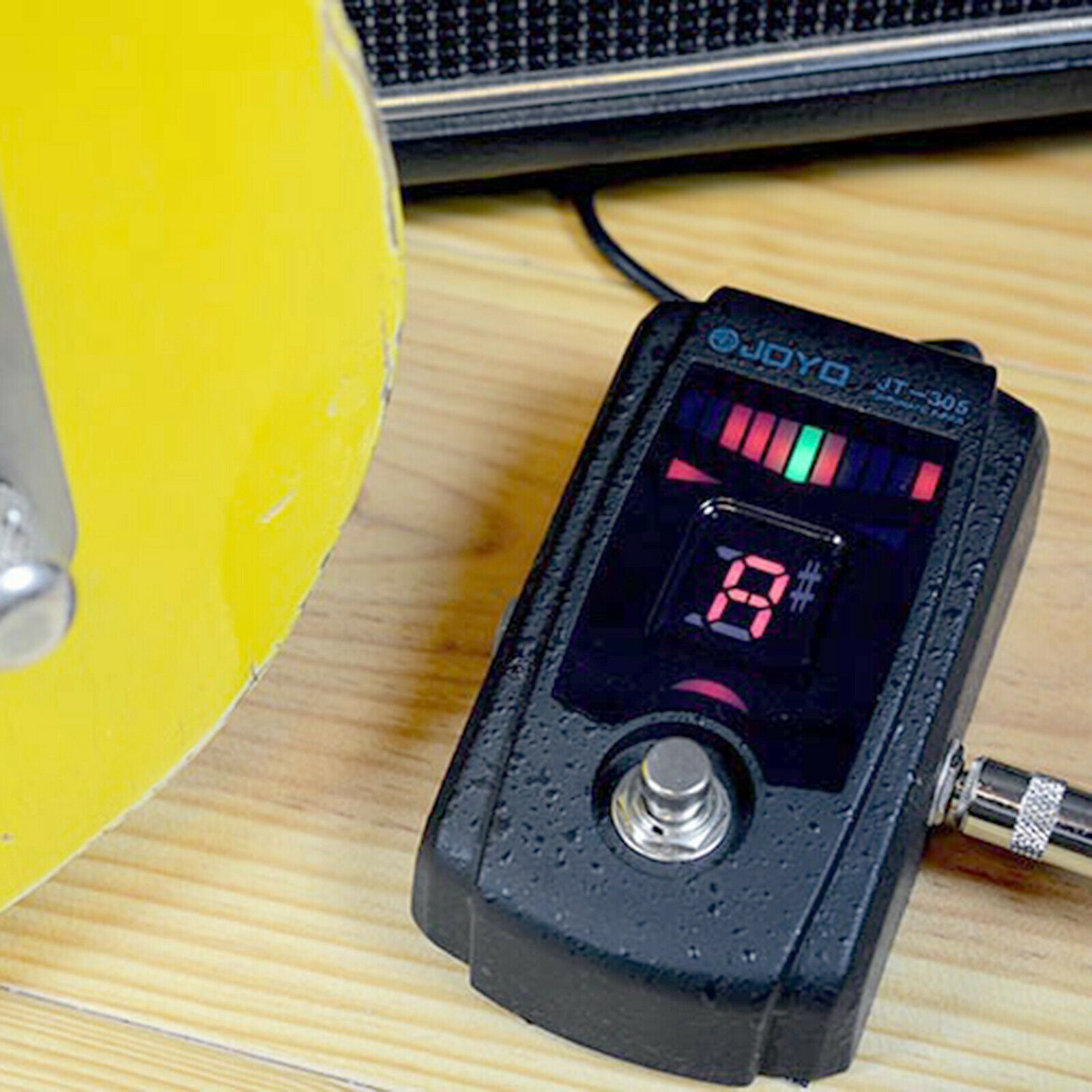 Alloy High Precision Guitar Chromatic Tuner Pedal Flat Tuning True Bypass