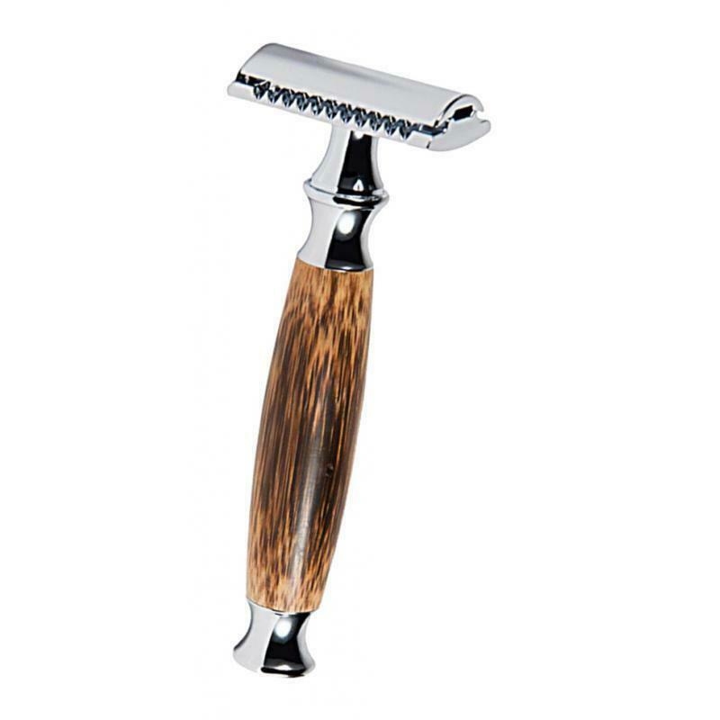 Bamboo Handle Manual Double Edge Shaving Safety Razors Shaver Daily Shaving