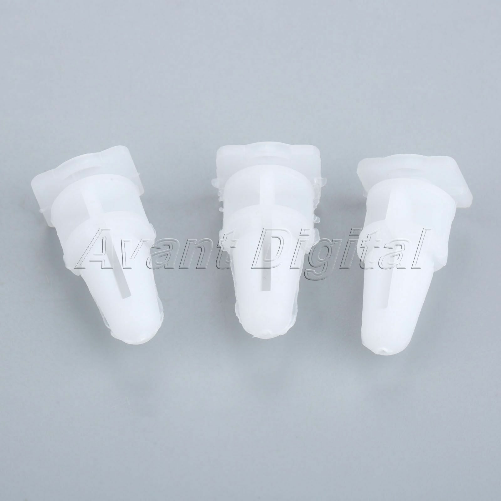 20PC White Plastic Auto Car Plate Clips D82 Fastener 51471840961 Replacement