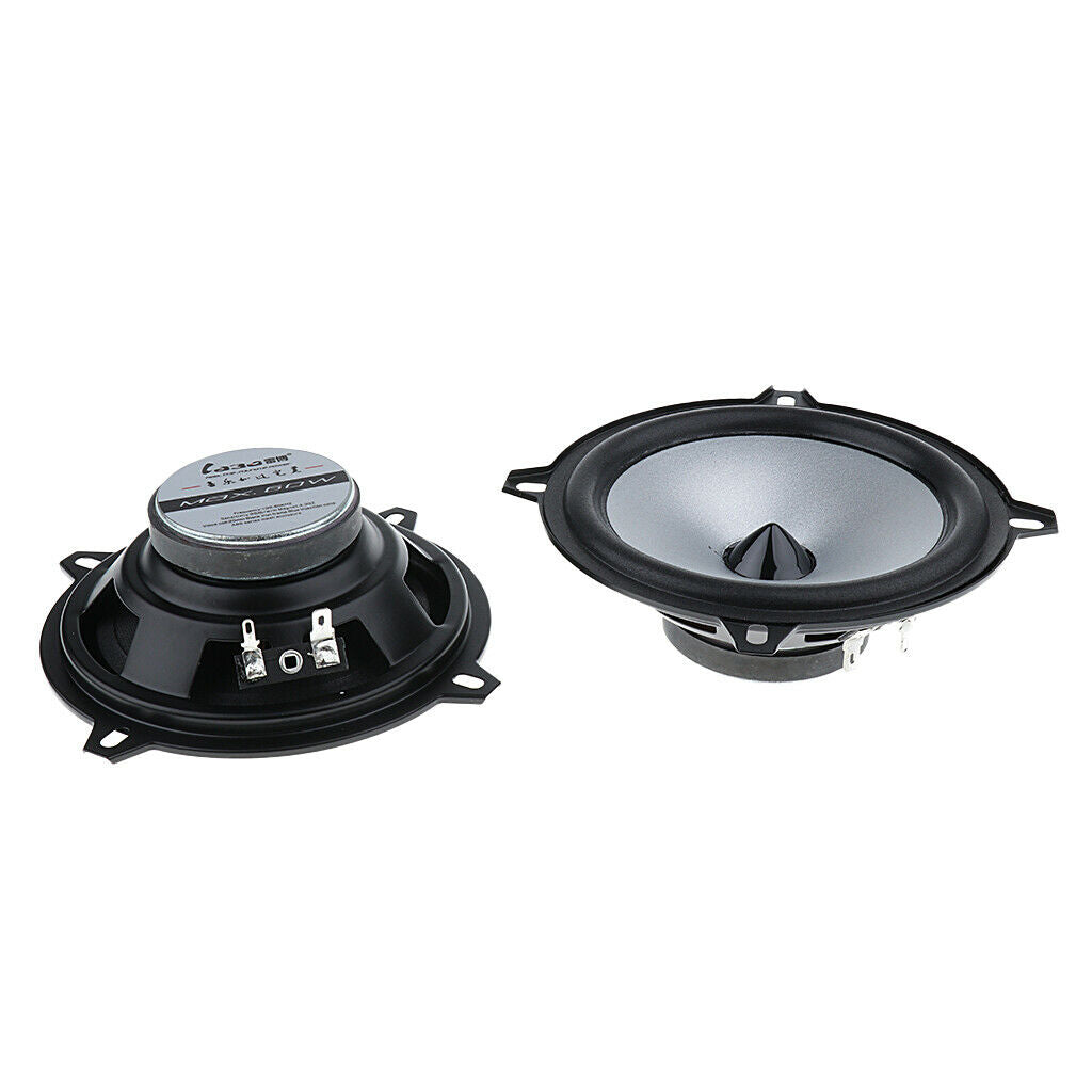 1 Pair of 5 "car Audio Stereo Subwoofer Woofer Full Range Speakers, Aftermarket