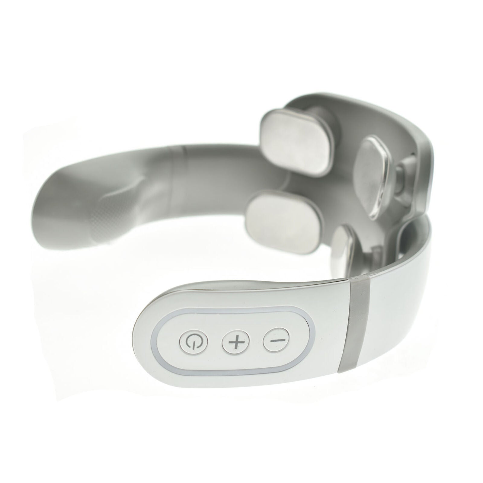 Smart pulse heated shoulder for cordless 4D neck massager