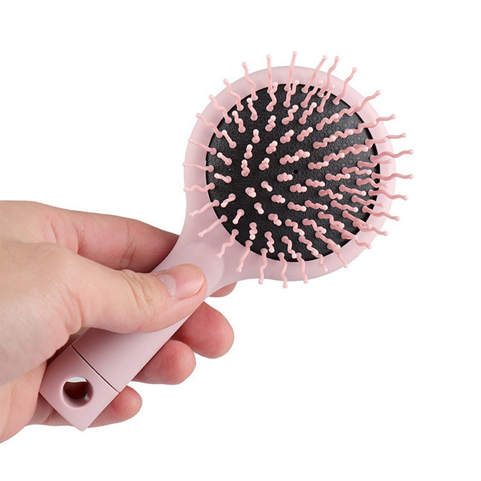 Mini Portable Pocket Comb Travel Massager Hair Brush Anti- for Women