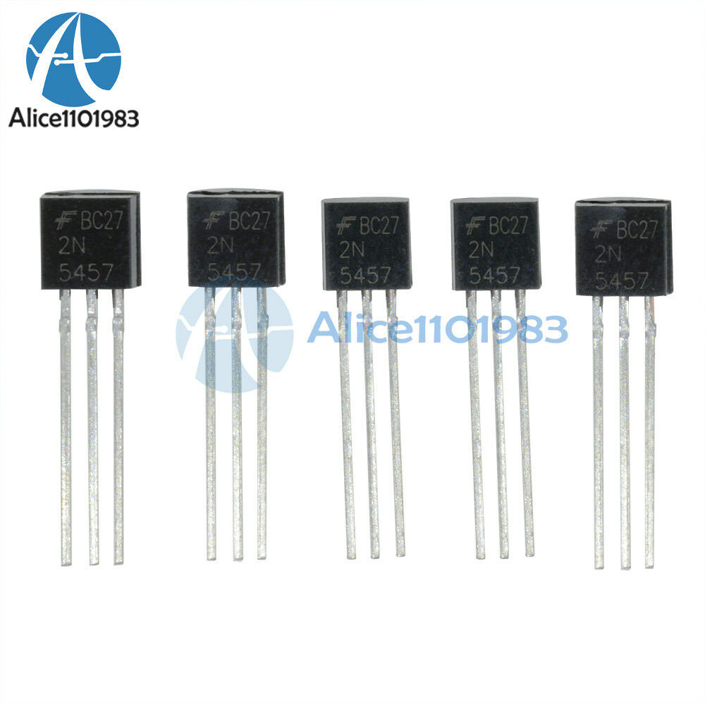 5PCS 2N5457 FSC JFET N-CH 25V 625MW TO92