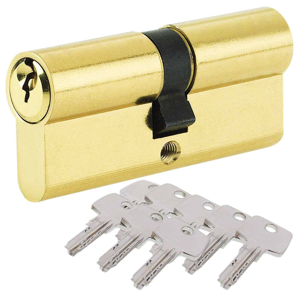 Anti-theft Door Key Security Copper Lock Cylinder Interior Brass Lock Core @