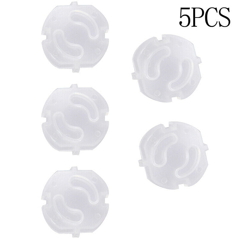 5pcs EU Child Safety Electrical Outlet Cover for Power Socket Guard Prote.l8