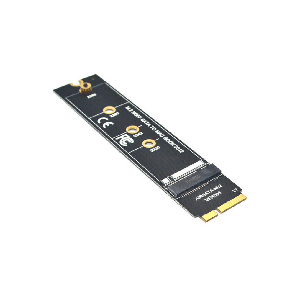 M.2 NGFF SATA SSD Converter Adapter Card For  2012 MacBook Air A1465 A1466