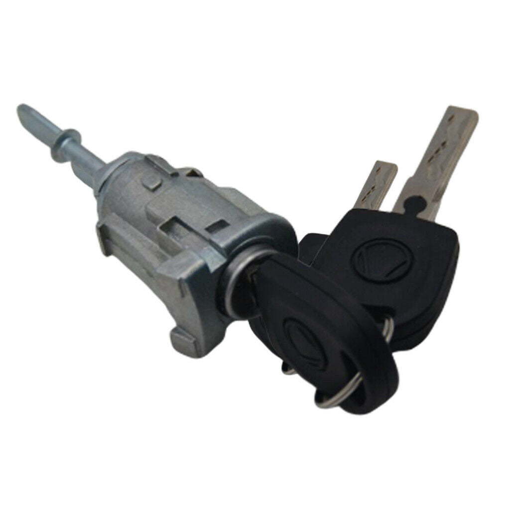 1U0837168E Car Door Lock Cylinder + 2 Keys Front Right for VW Golf MK4