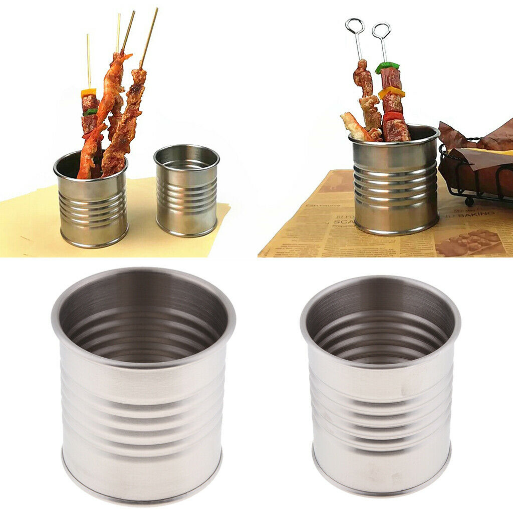 Mini Stainless Steel Metal Bucket Icing Snacks French Fries Tin Pails Small