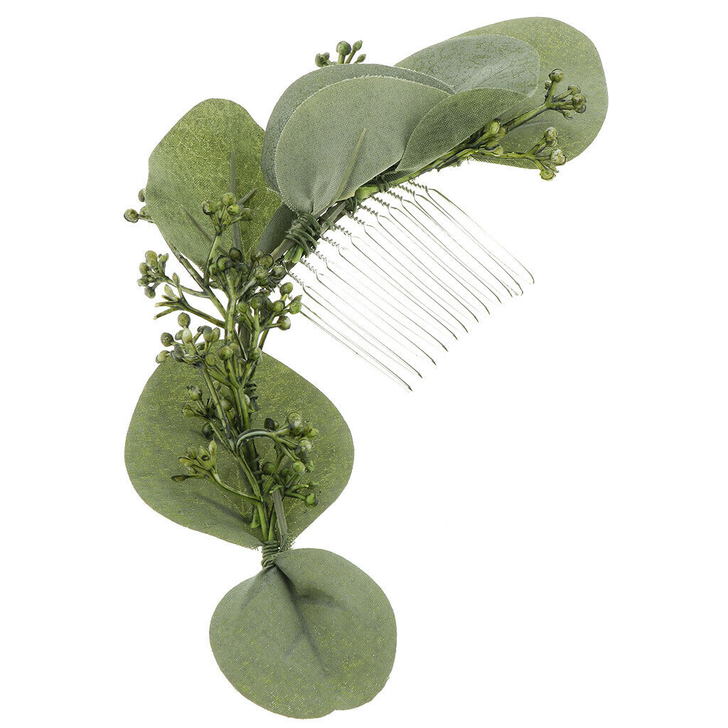 Wedding Flower Forehead Garland Hair Comb Wedding Party Accessories B