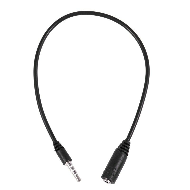 2.5 mm Female to 3.5 mm Male 3 s Jack Stereo Adapter On/Off Enabled F8V8V8