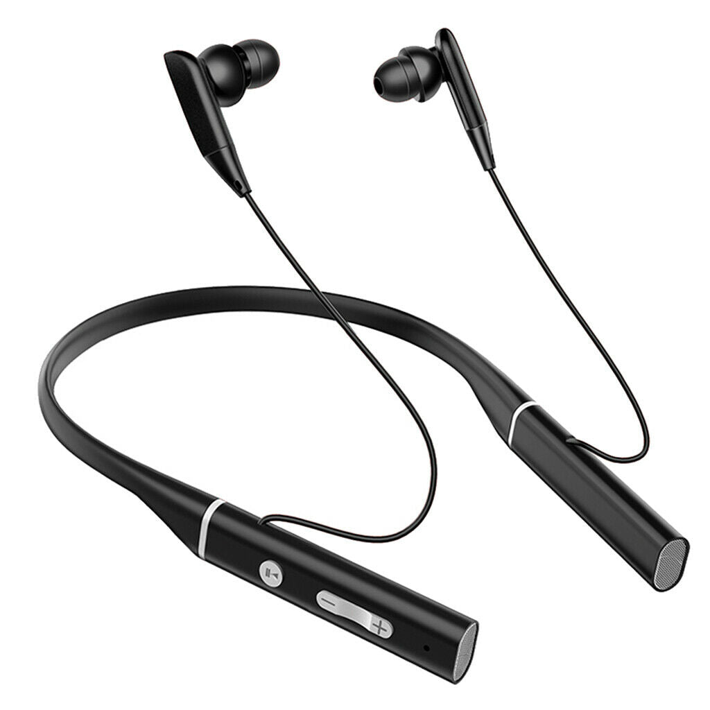G15 Bluetooth Neckband Headphones Earphones for Sports Gym Running Black