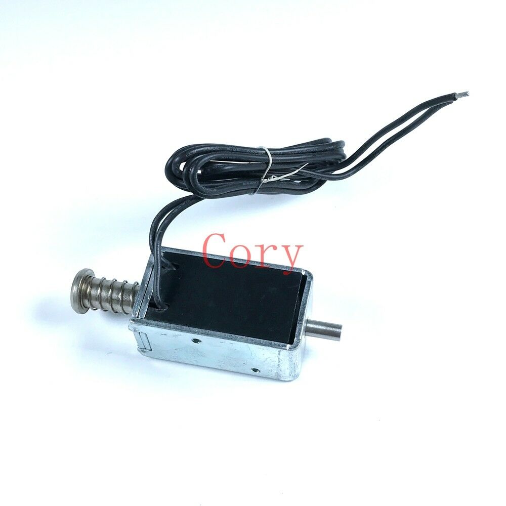 1pcs Solenoid Electromagnet Push Type 10mm/16000GF Force& Stroke DC 48V 5.05Amp