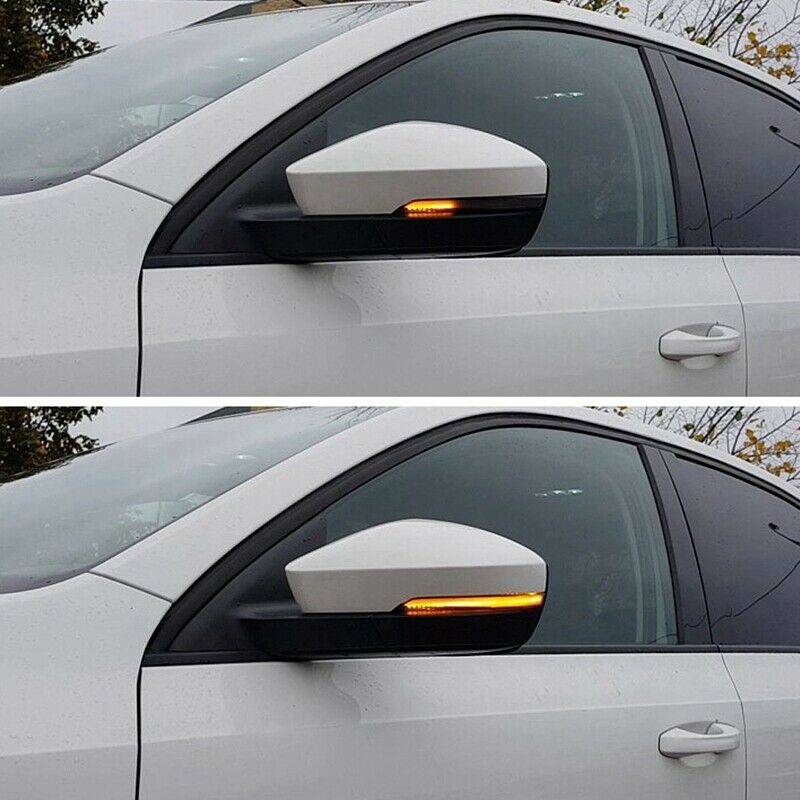 For Skoda Octavia Mk3 A7 5E T-Roc Troc  2014-2020 Car LED Dynamic Side RearvieV3