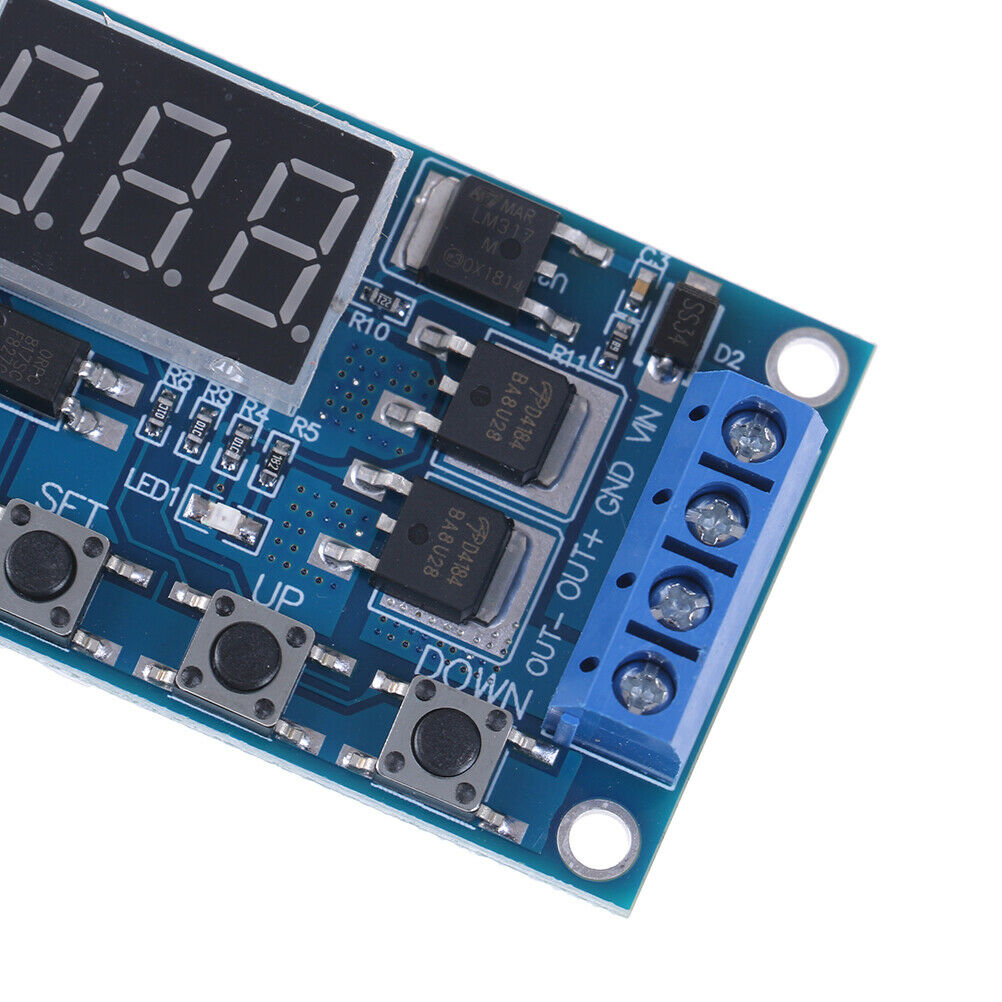 LED DC 5V~36V Dual MOS Control Cycle Trigger Timer Delay Relay Module Switch ^C!