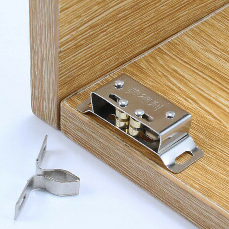 2PCS Stainless Steel Catch Stopper Cabinet Catch for Cupboard Cabinet Kit.l8