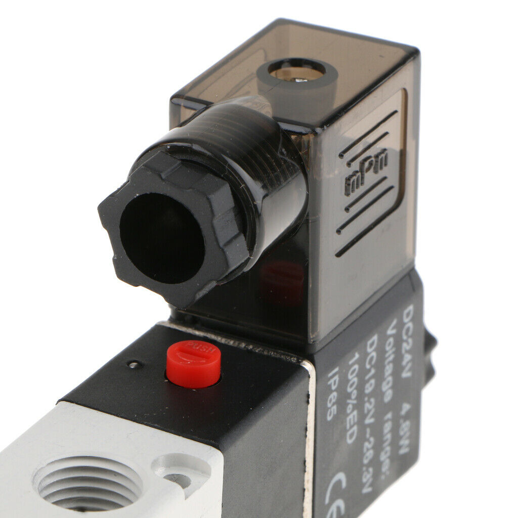 Pneumatic Solenoid Valve AC 220V/DC24V Single Electrical Control DC 24V