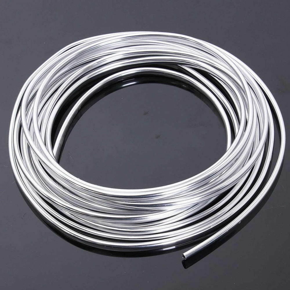 Chrome Moulding Trim Strip Car Auto Door Edge Scratch Guard Protector Cover15M