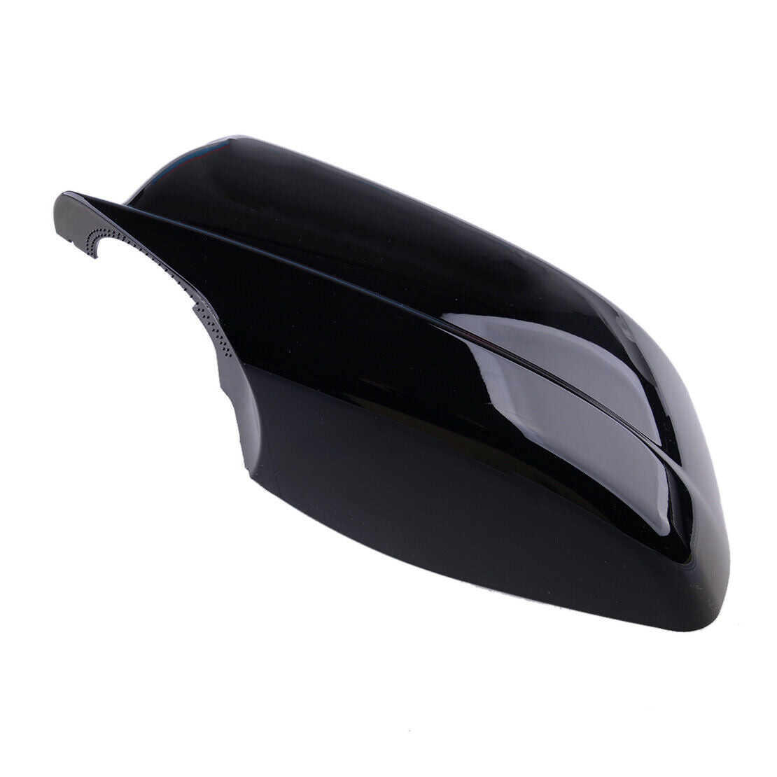 Pair Gloss Black Wing Mirror Cover Cap Fit For BMW F10 F11 5 2011-2013