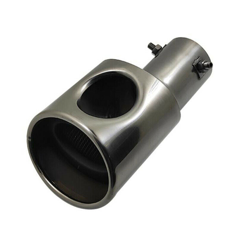 Exhaust Tip Universal Stainless Steel Car Exhaust Tail Muffler Pipe 59MM Inlet