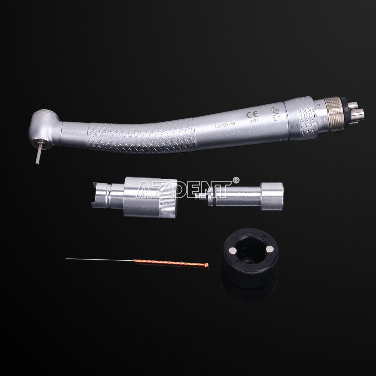 20X COXO Dental 4 Holes High Speed Handpiece Push 3 Water Spray & Quick Coupling