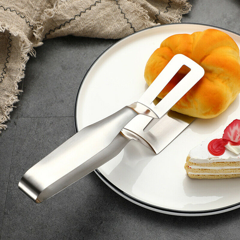 New Steak Clip Pancake Barbecue Spatula Clip Food Clip Serrated Kitchen Clip DF