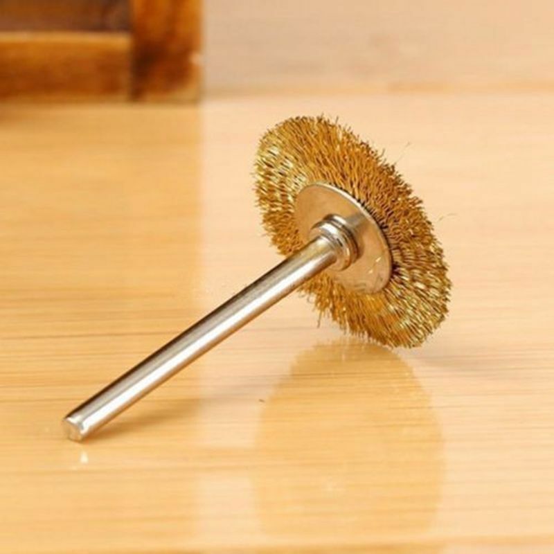 15Pcs 25mm Brass Wire Wheel Brush Cup for Weld Die Power Grinder Rotary Drill