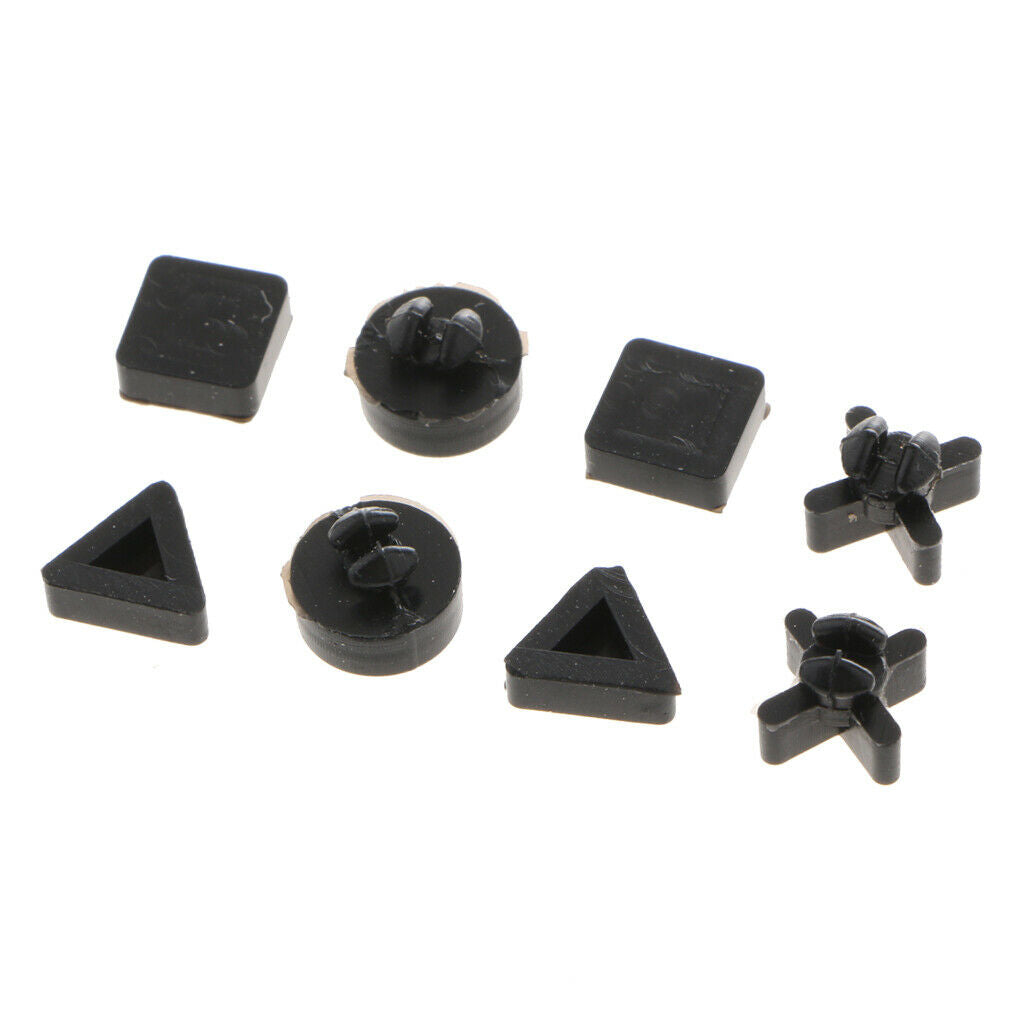 Triangular Round Square Bottom Feet Pads Set for Sony PS4 Pro Console Part