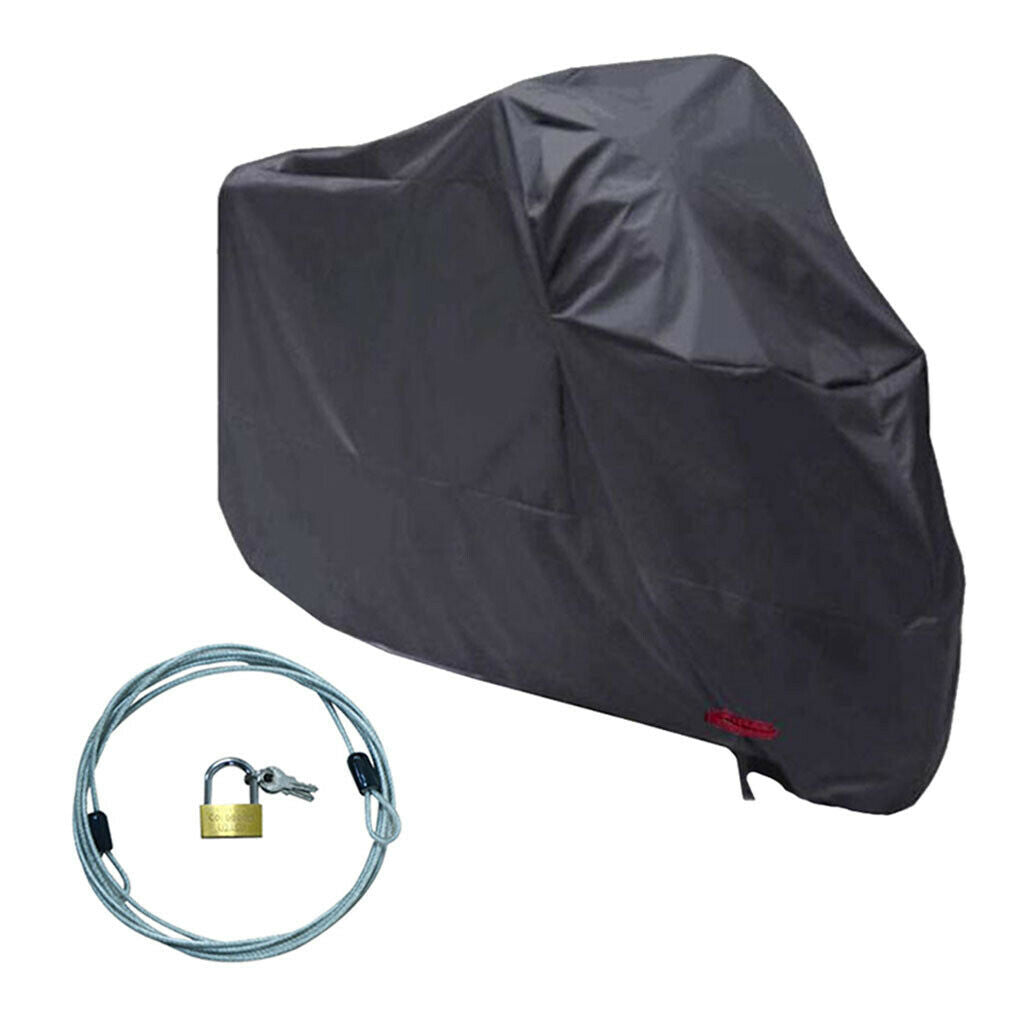 Waterproof Motorcycle Cover Scooter Protector with Cover Lock Universal