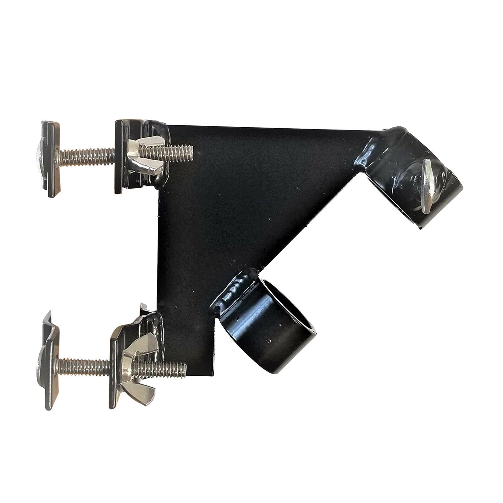 Flagpole Bracket Black Multi-Position Flag Pole Holder for Courtyard Flag