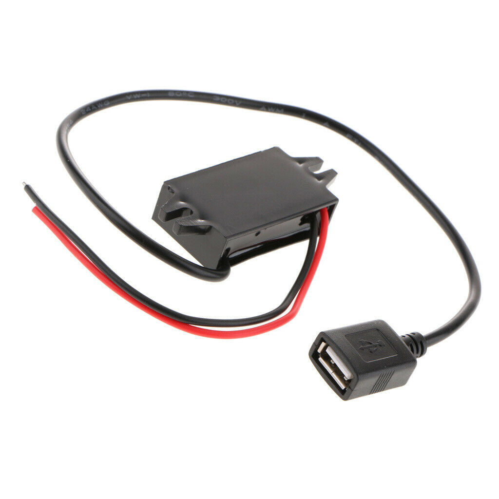 Waterproof DC 8V-24V to DC 5V 3A  Converter with Single USB Port