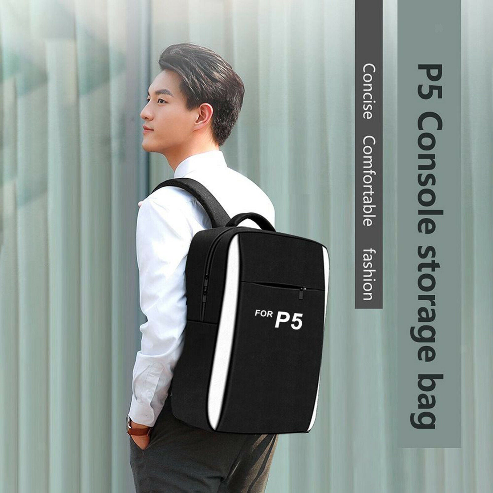 Travel Carrying Backpack Shoulder Bag Case Handbag for PS5 Accessories