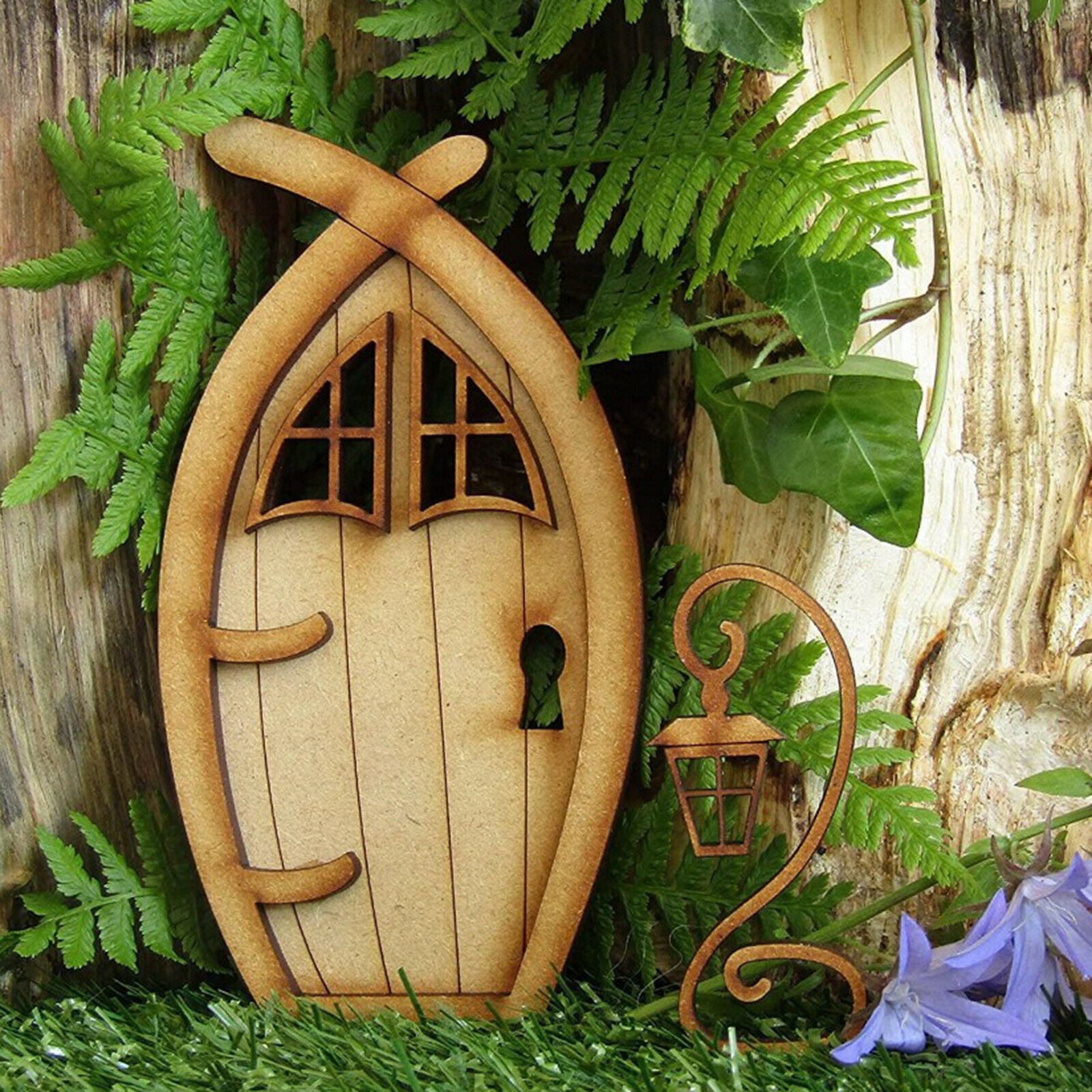 Mini Fairy Elf Garden Window Door Assembly Art Garden Decor Lawn Accessories
