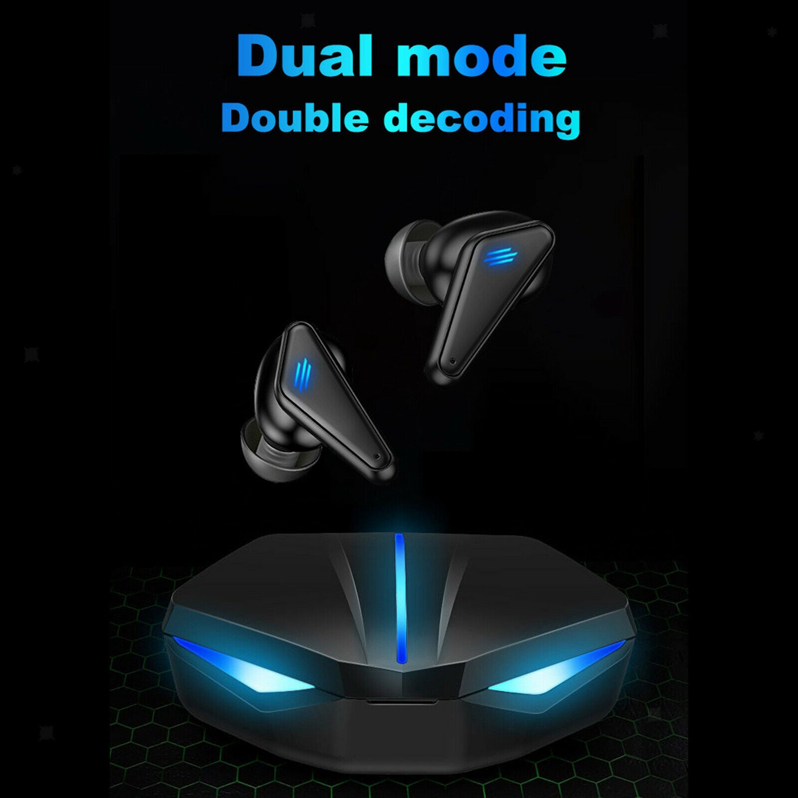 K55 Stereo HD Call Wireless Earbuds Low latency in-Ear for E-Sport Gaming