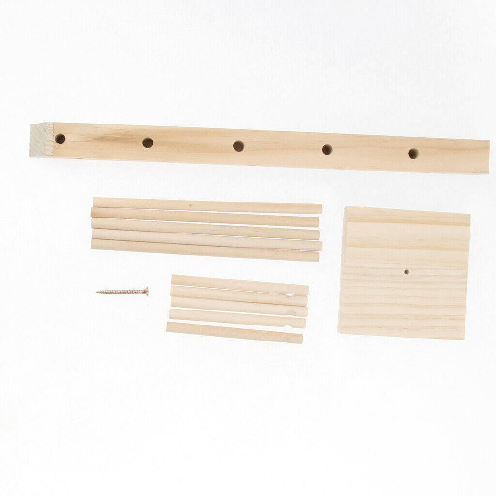 2x Wood Sunglasses Eyeglasses Glasses Rack Display Stand Holder