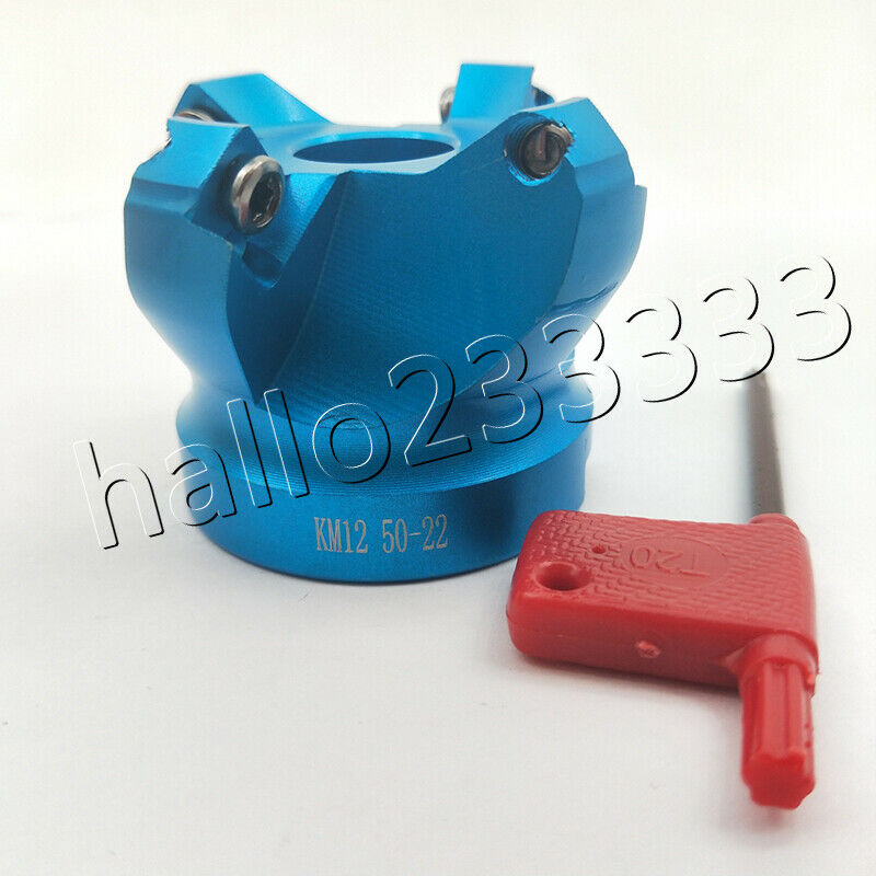 Aluminum（ AL- KM12 50-22-4T ）indexable face milling cutter 4Flute FOR SEHT1204