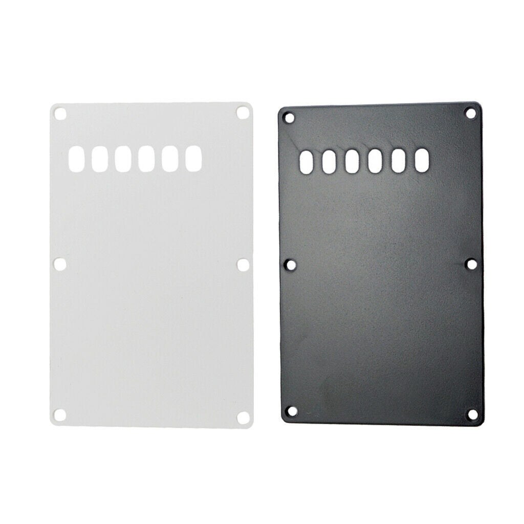 White&Black Pickguard Tremolo Cavity Cover Back Plate for ST Electric Guitar