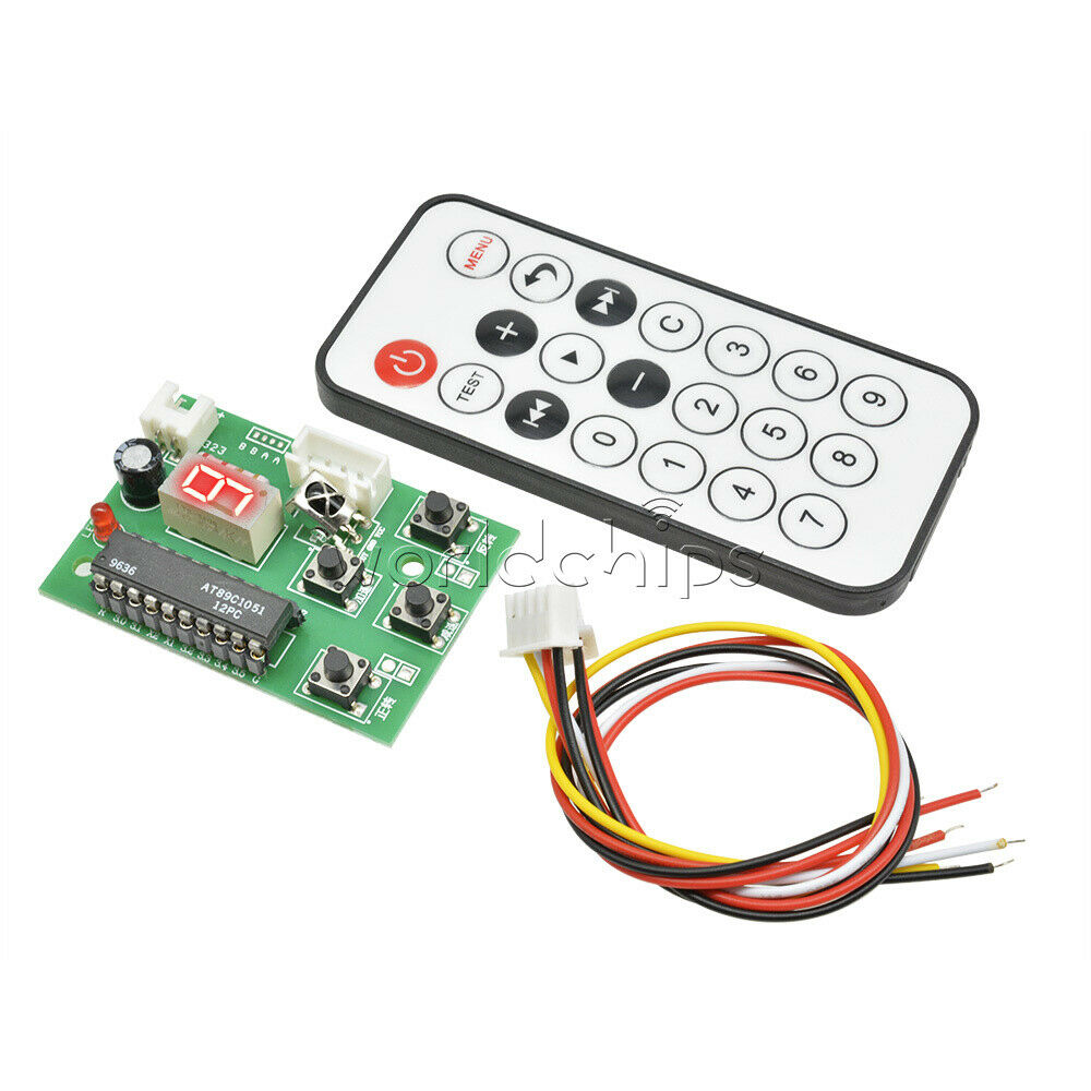 DC 5v 2-phase Stepper Motor Driver Controller Board Adjustable Speed + Remote