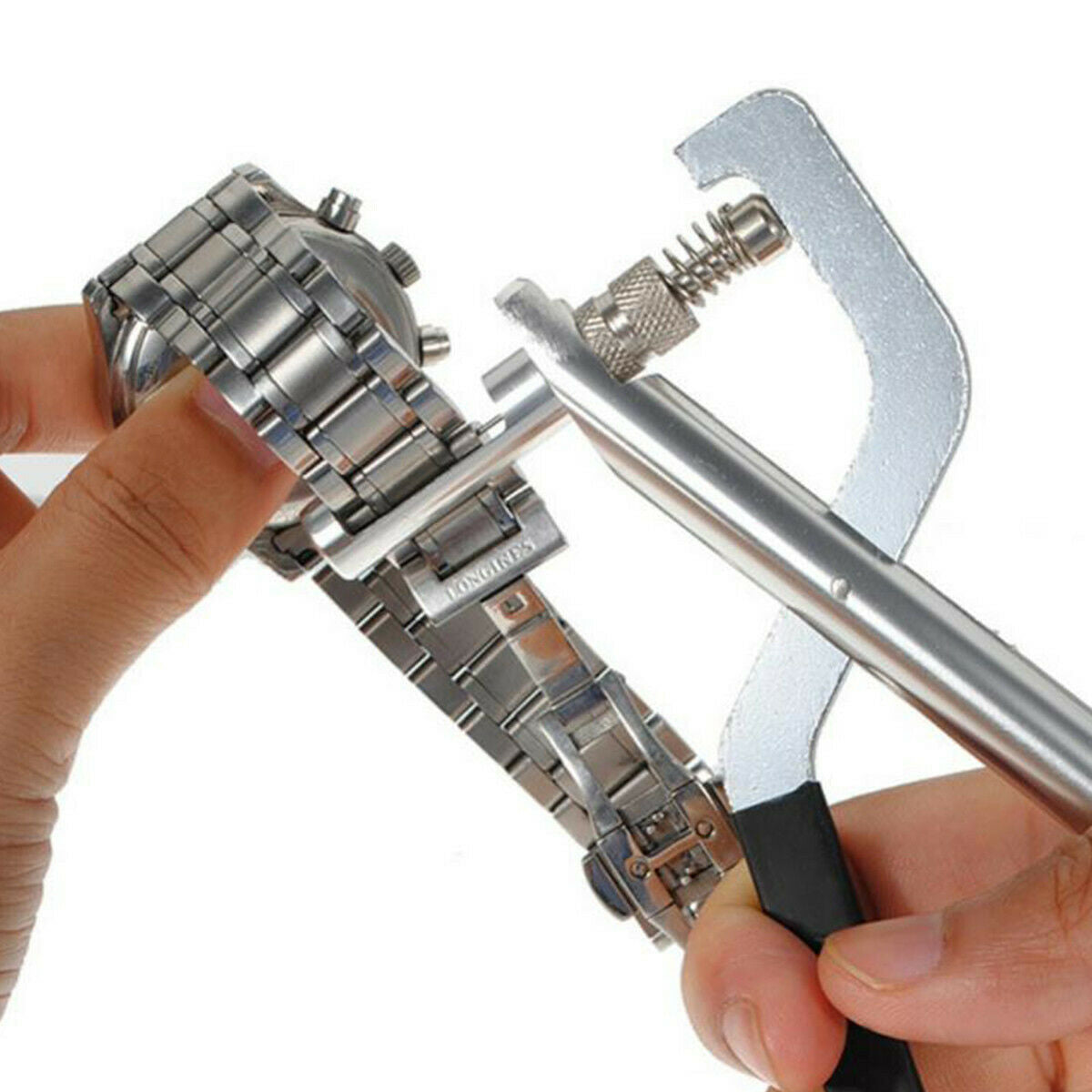 Watch Band Remover Resizing Strap Link Pin Repair Strap Bracelet Tool Kit +3Pins