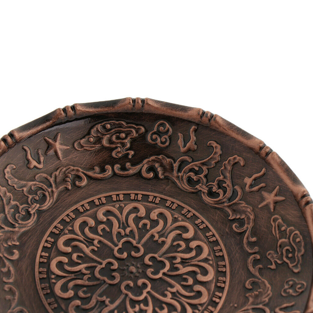 3pcs Round Tea Cup Saucer Kung Fu Tea Cup Coaster for Chinese Tea Ceremony