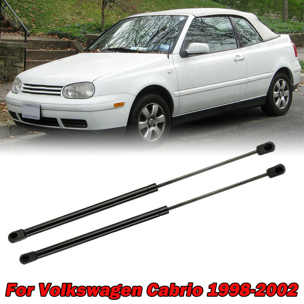 2Ã— Front Hood Gas Lift Support Shock Strut For VW Golf Jetta BORA Cabrio 99-2005
