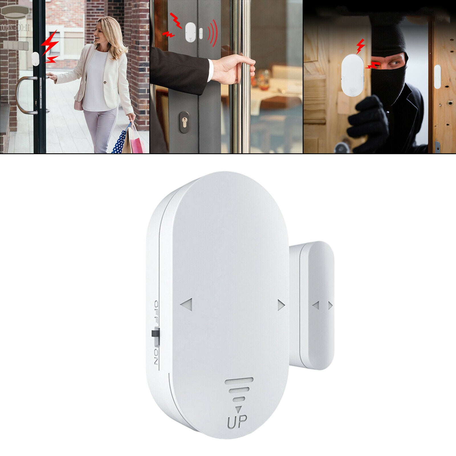 Wireless Security Burglar Alarm Door Open Reminder For Home Office Security