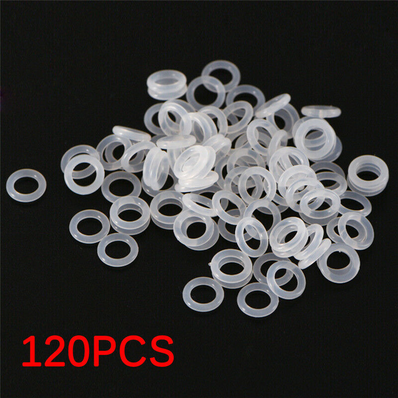 120Pcs Silicone Rubber O-Ring Switch Dampeners White For Cherry MX Keyboard@BDA